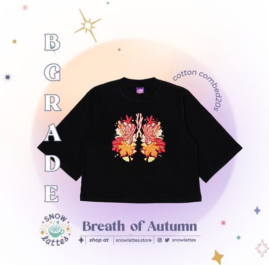 【B-Grade 】 Breath of Seasons Crop Tee Series