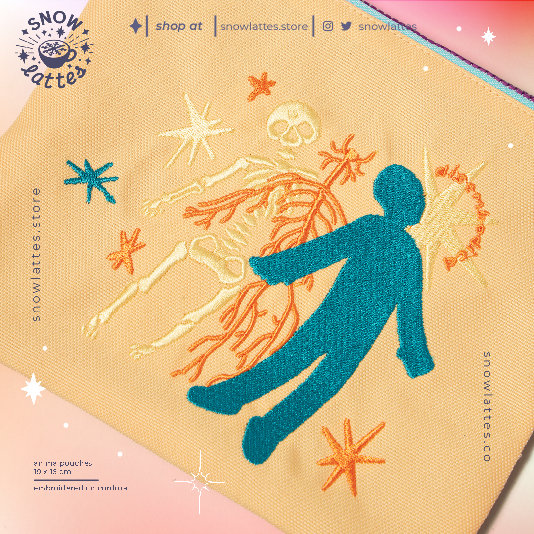 Anima Embroidery Pouches