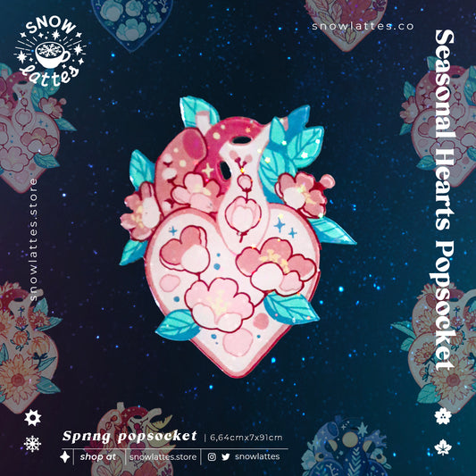 Seasonal Hearts Popsocket