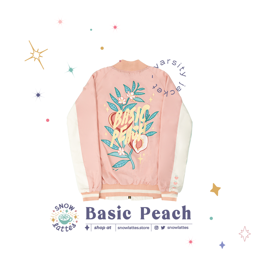 Basic Peach - Varsity Jacket