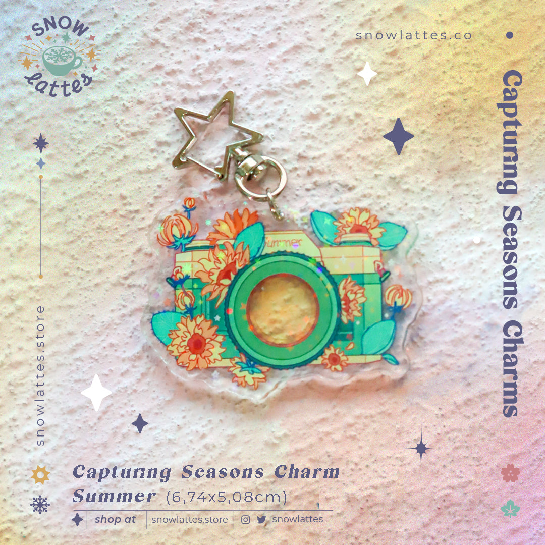 Capturing Seasons - Star Holo Charms