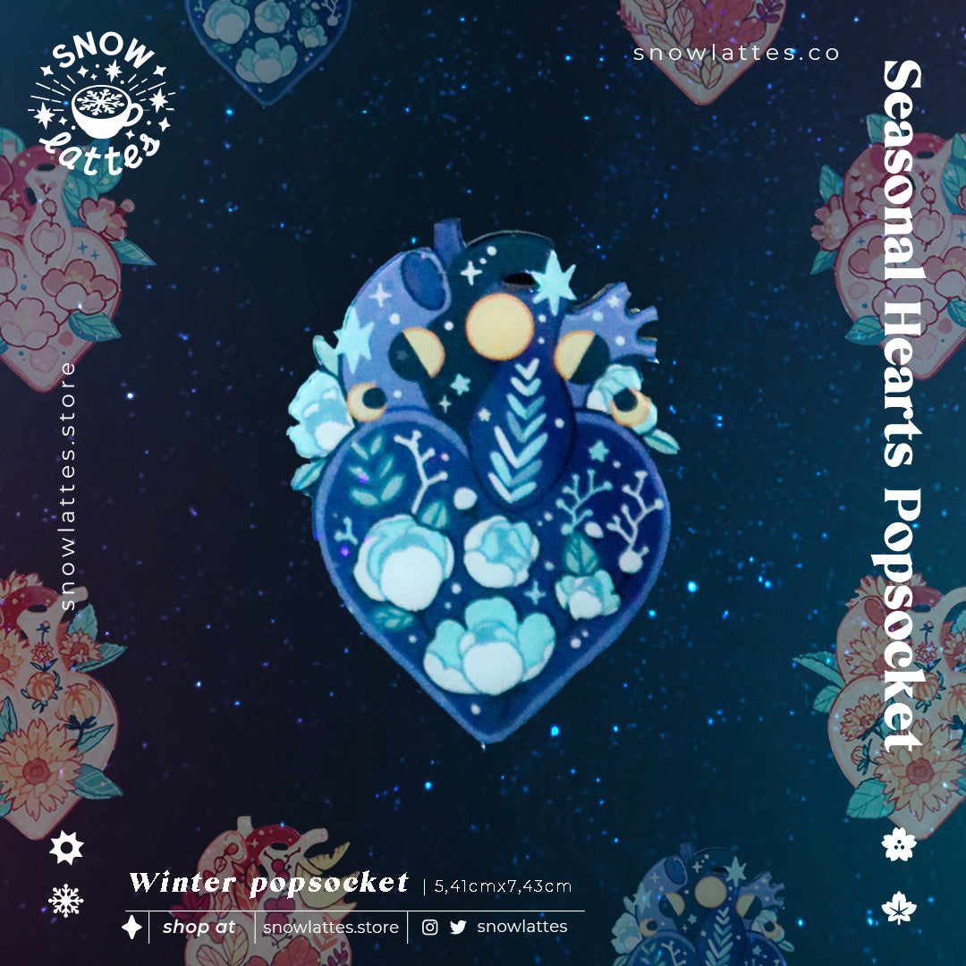Seasonal Hearts Popsocket