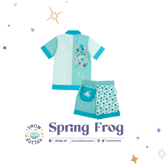 Spring Frog Shirt and Shorts