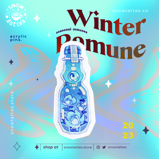 Seasonal Ramune Pins