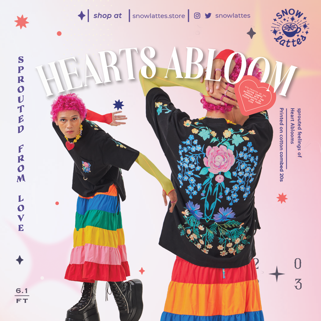 Hearts Abloom - Love T-shirt