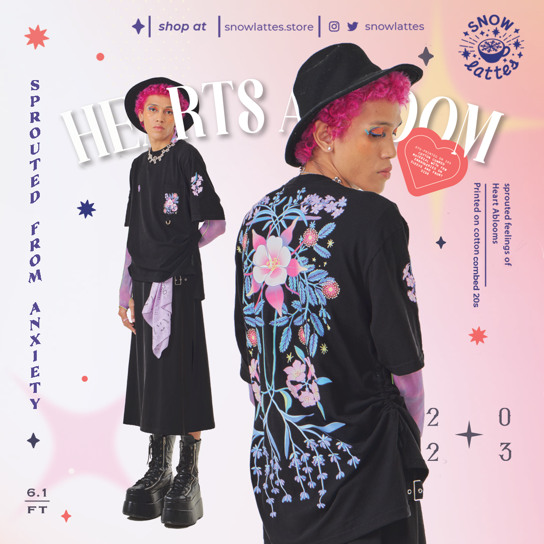 Hearts Abloom - Anxiety T-shirt