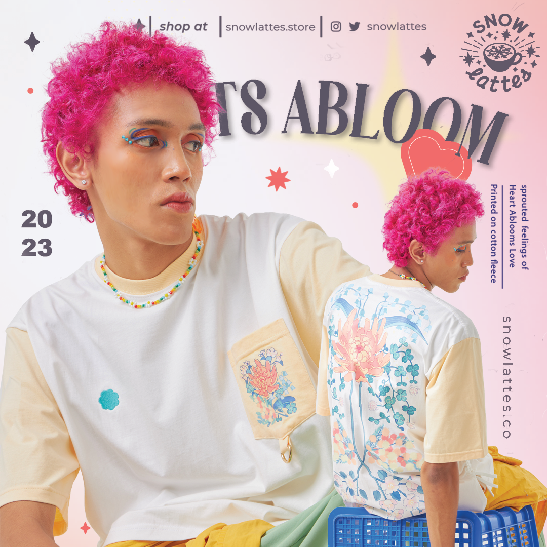 【B-Grade 】 Hearts Abloom T-shirts