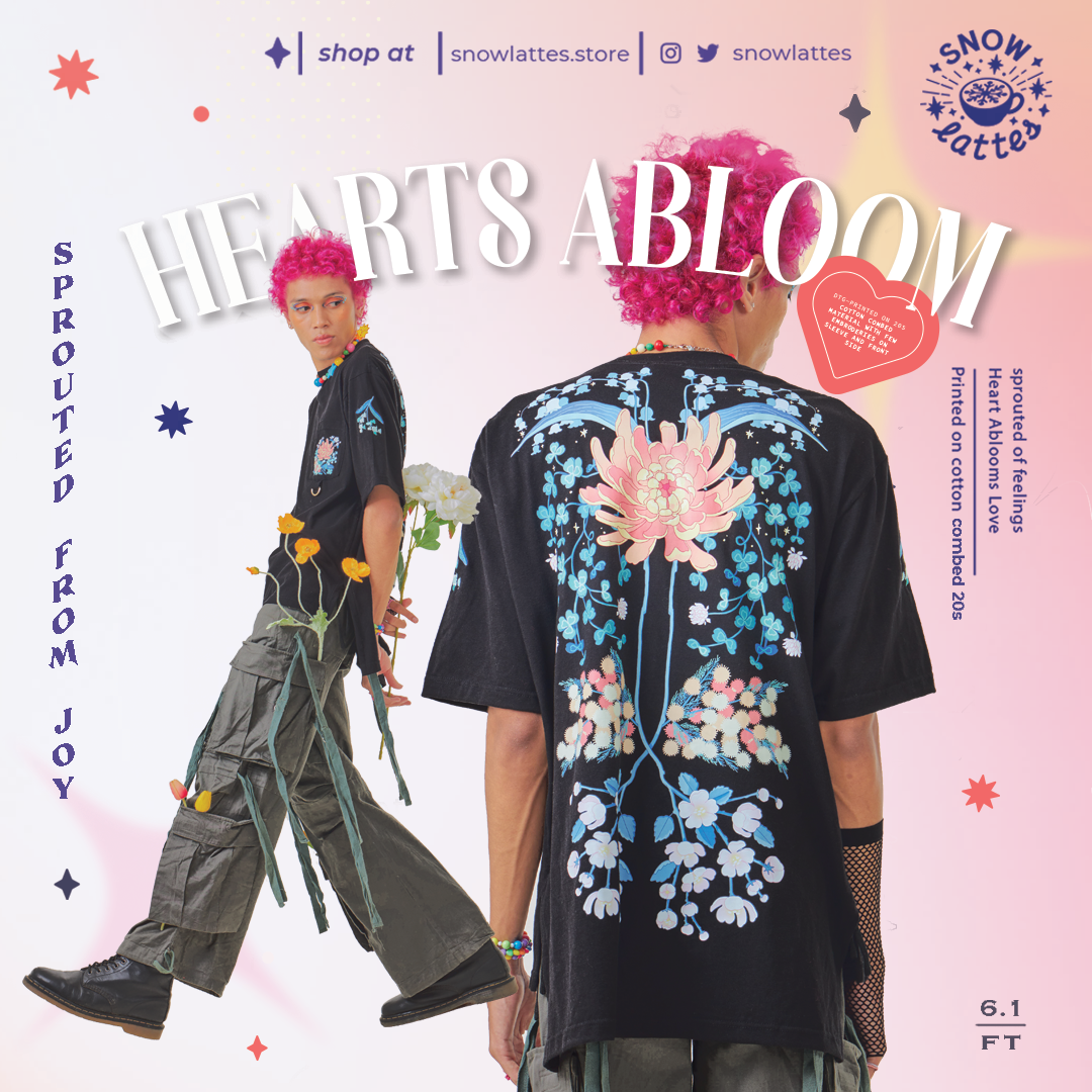 Hearts Abloom - Joy T-shirt