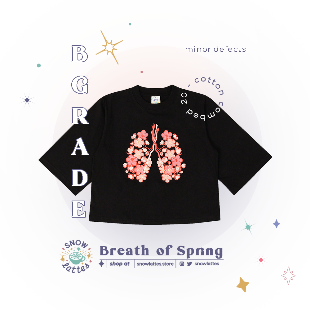 【B-Grade 】 Breath of Seasons Crop Tee Series