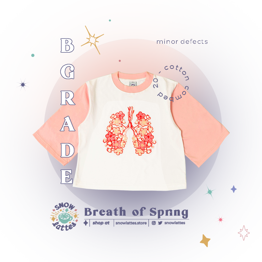 【B-Grade 】 Breath of Seasons Crop Tee Series