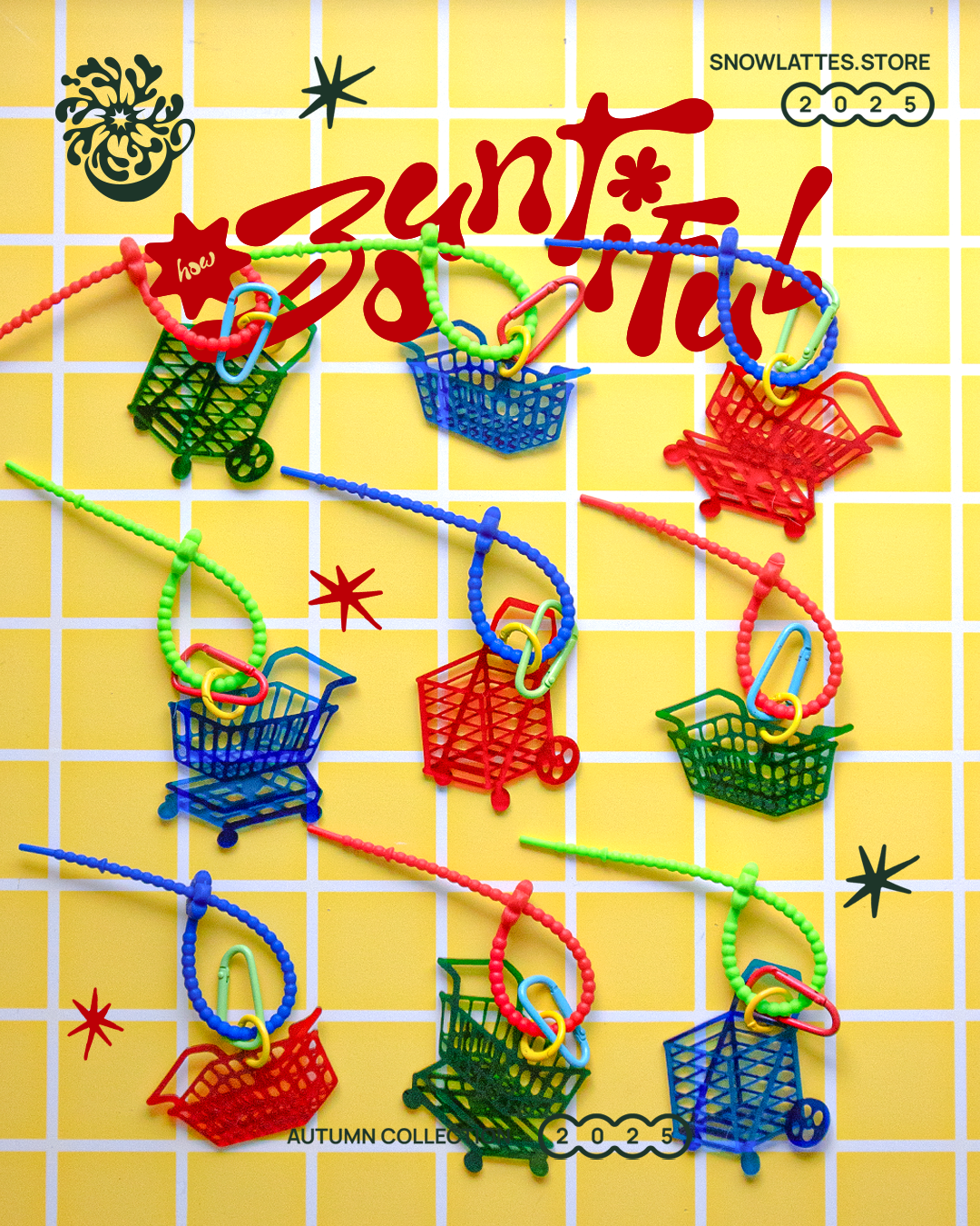 Snowmarket Acrylic Charms