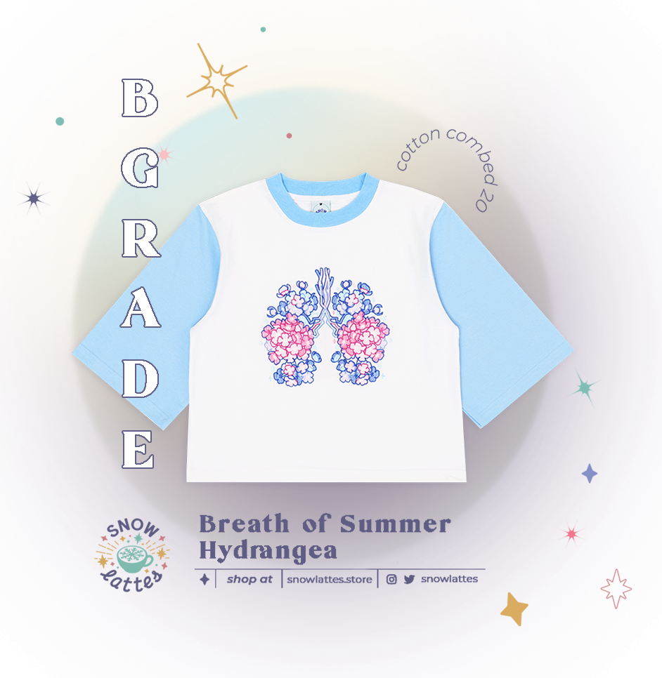 【B-Grade 】 Breath of Seasons Crop Tee Series