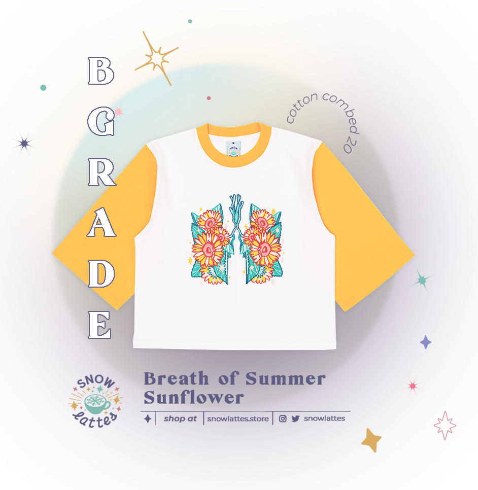 B-Grade Breath of Seasons Crop Tee Series