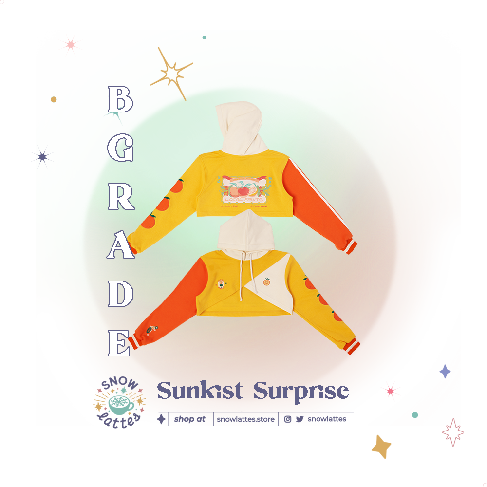 B-Grade Sunkist Surprise Cropped Hoodie