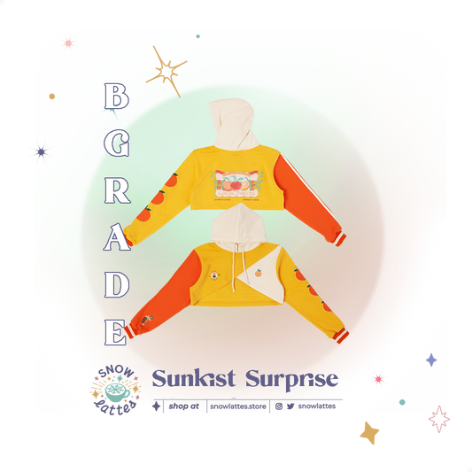 B-Grade Sunkist Surprise Cropped Hoodie