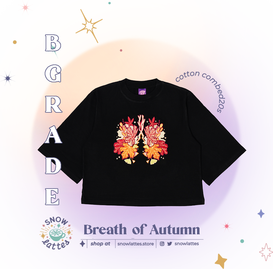 【B-Grade 】 Breath of Seasons Crop Tee Series