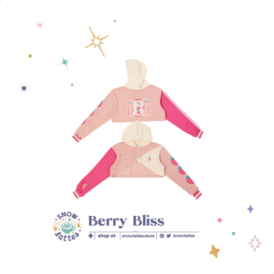 Berry Bliss Cropped Hoodie