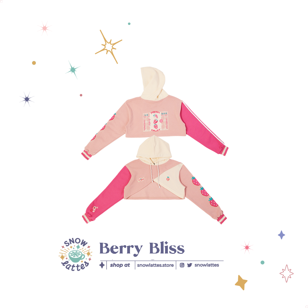 Berry Bliss Cropped Hoodie