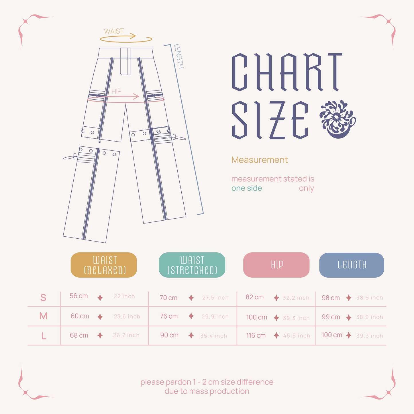 Nerve Struck Detachable Pants