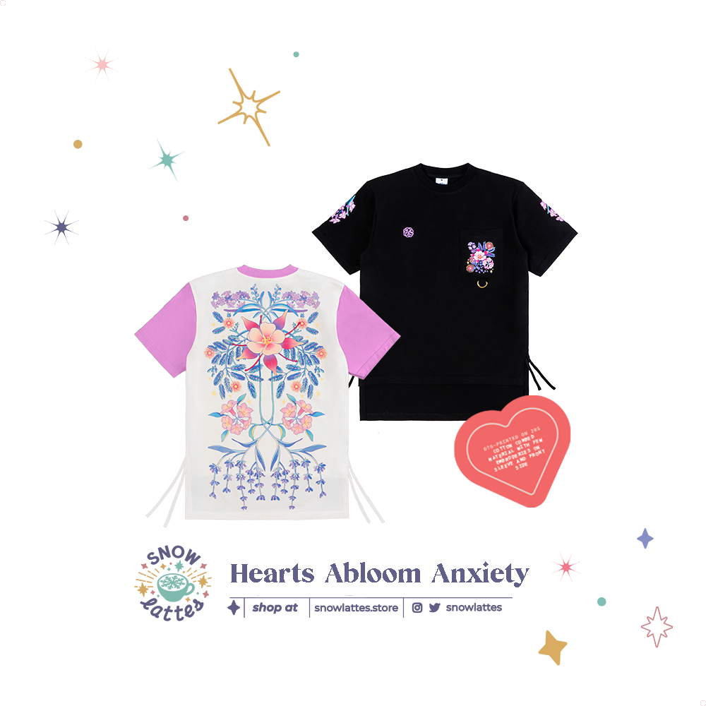 Hearts Abloom - Anxiety T-shirt