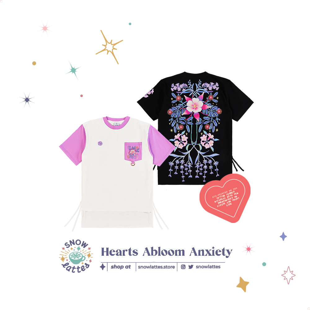 Hearts Abloom - Anxiety T-shirt