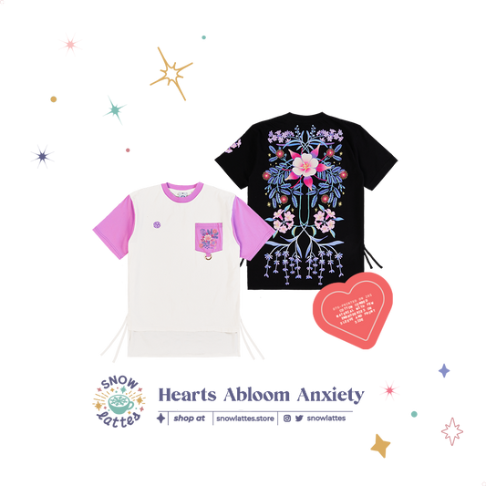 Hearts Abloom - Anxiety T-shirt