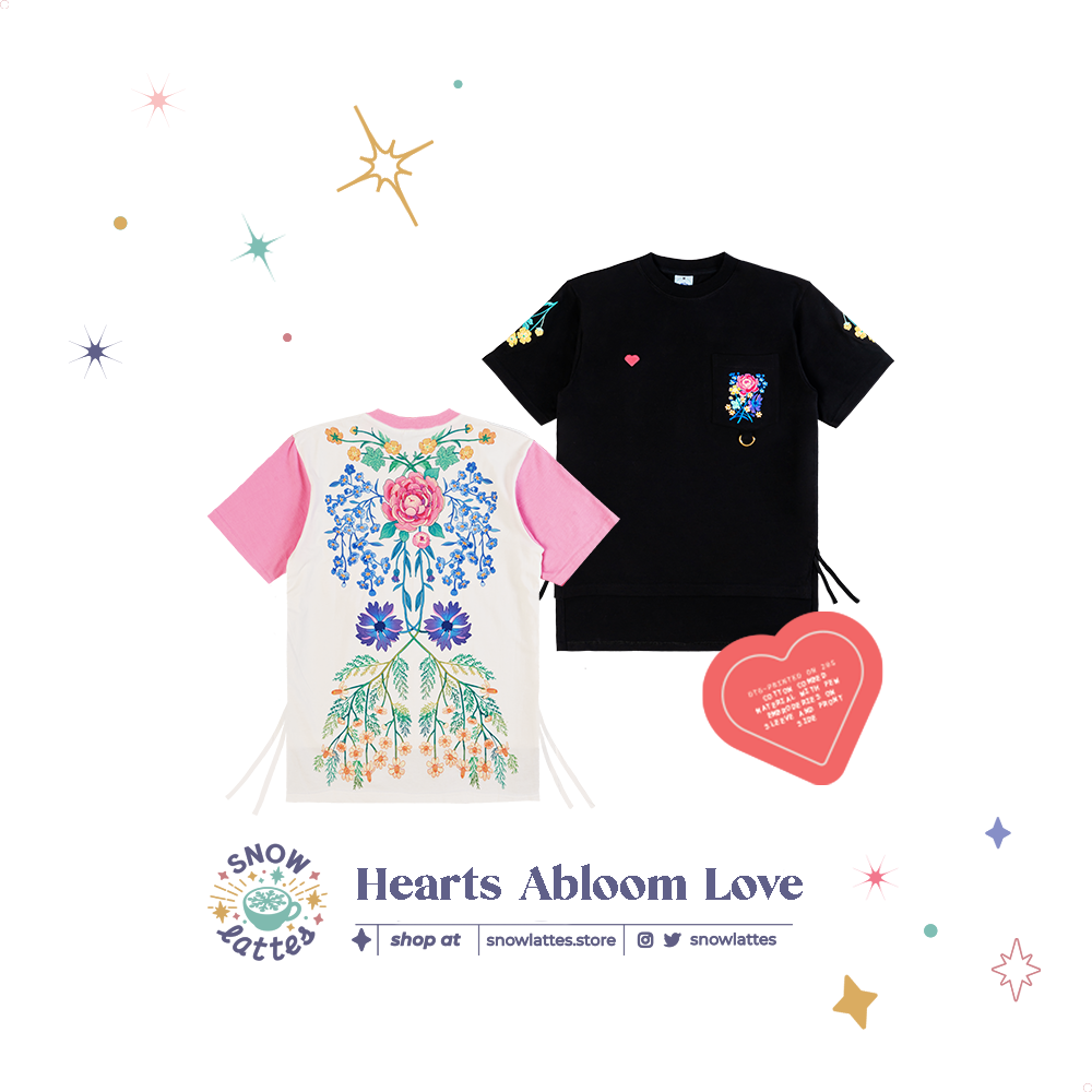 Hearts Abloom - Love T-shirt