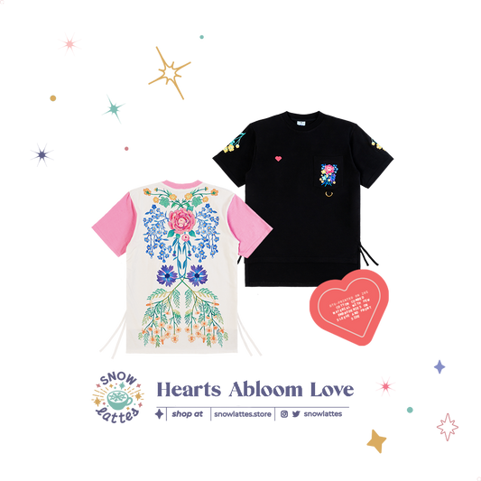 Hearts Abloom - Love T-shirt