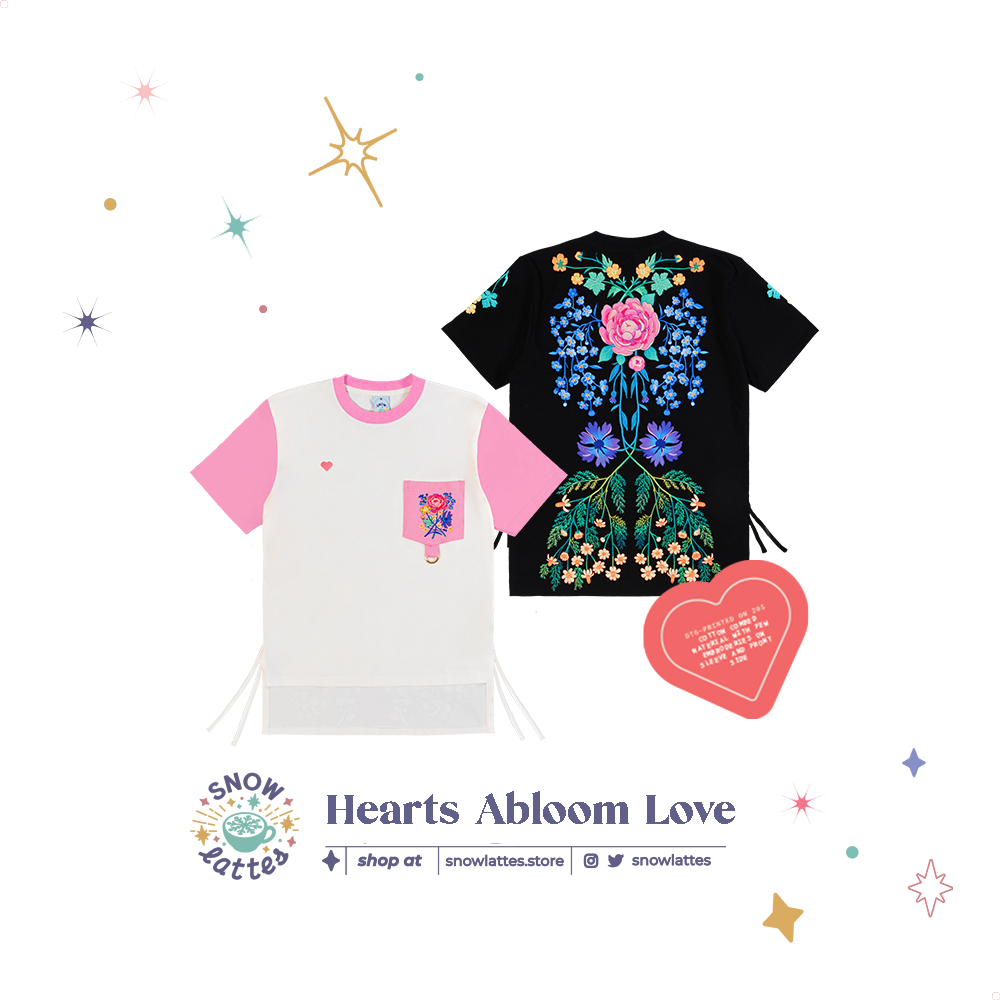 Hearts Abloom - Love T-shirt