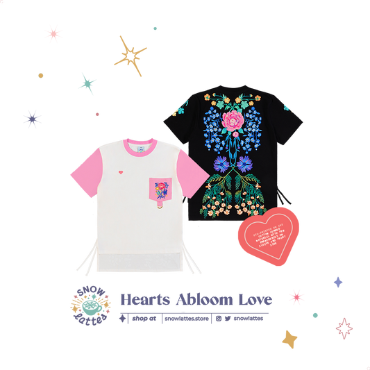Hearts Abloom - Love T-shirt