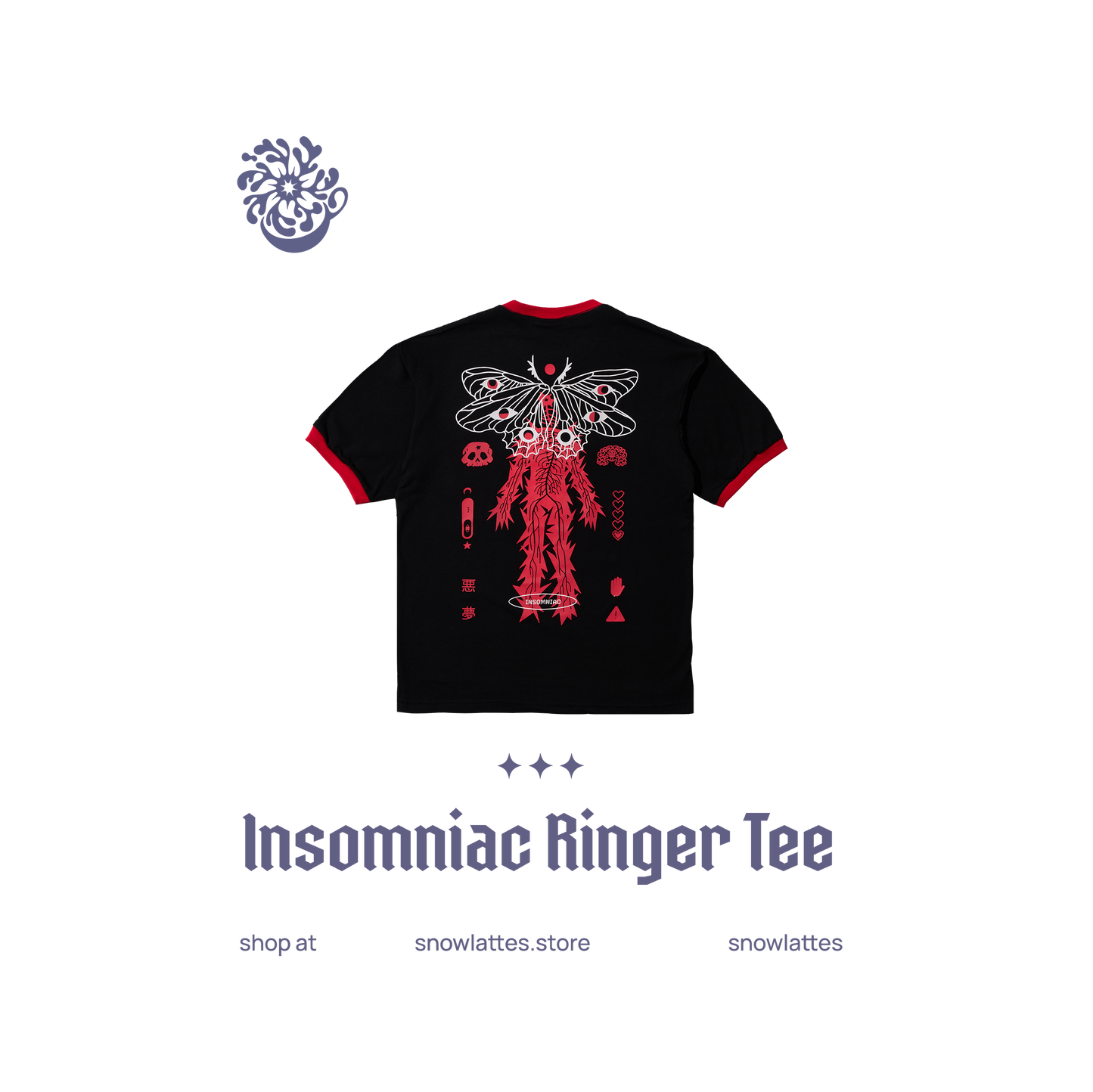 Insomniac Ringer Tee
