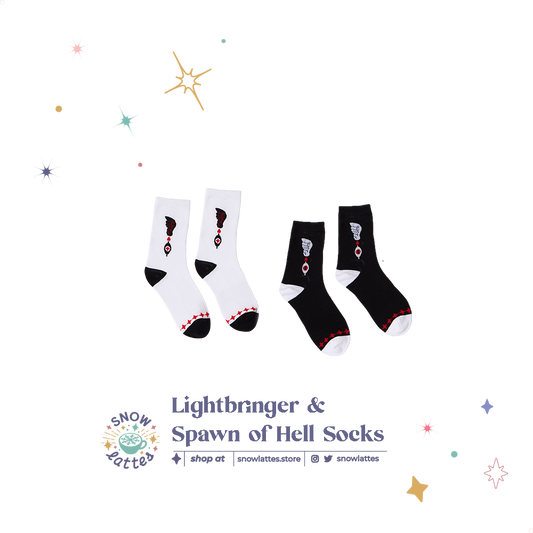 Lightbringer and Spawn of Hell Socks