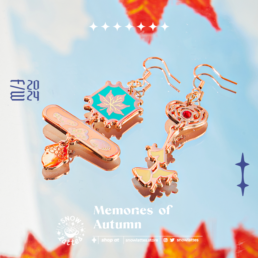 Seasonal Memento Collection -  Necklace and Earrings