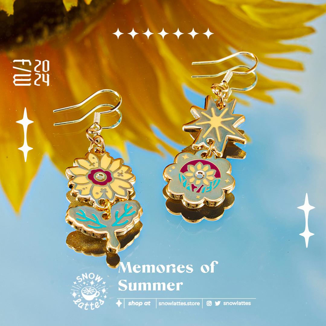 Seasonal Memento Collection -  Necklace and Earrings