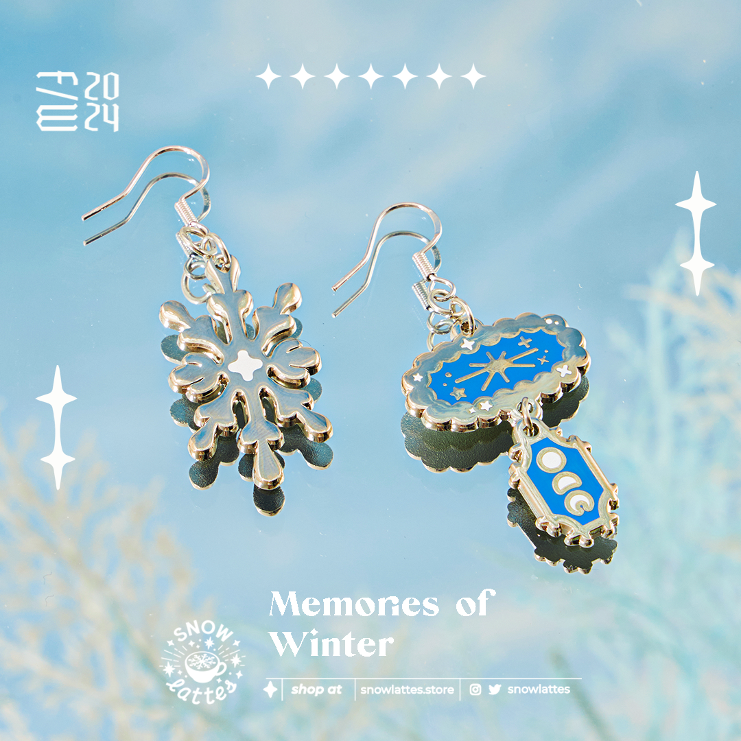 Seasonal Memento Collection -  Necklace and Earrings