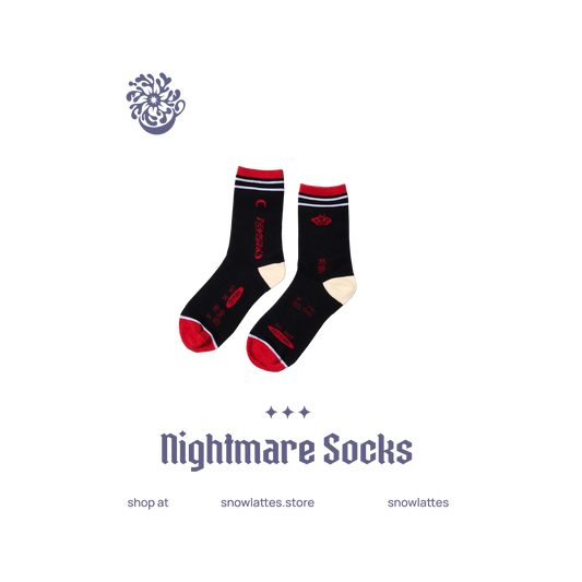 [🇺🇸US ONLY] Dream Sequence Socks - Nightmare