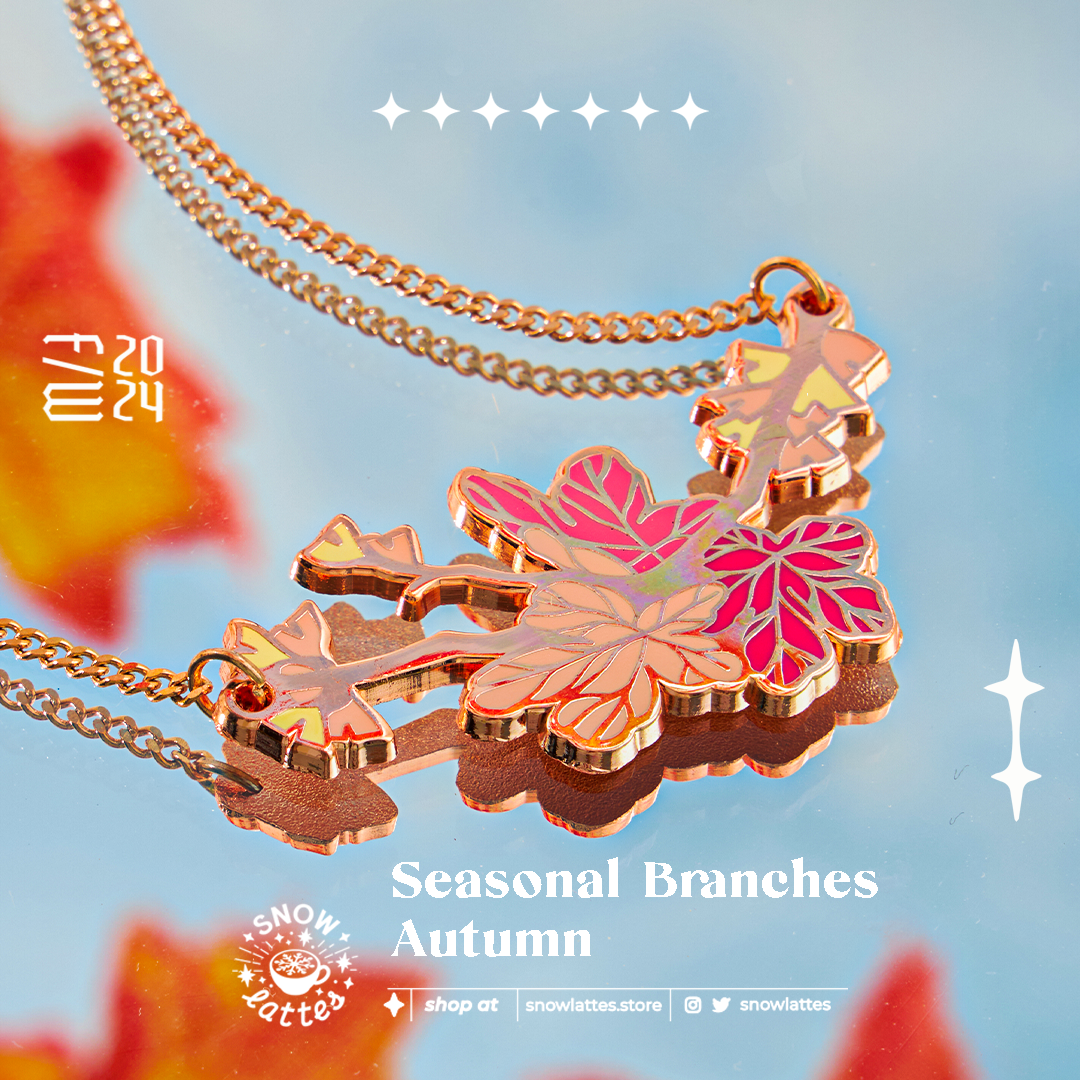Seasonal Memento Collection -  Necklace and Earrings