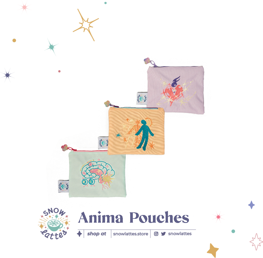Anima Embroidery Pouches