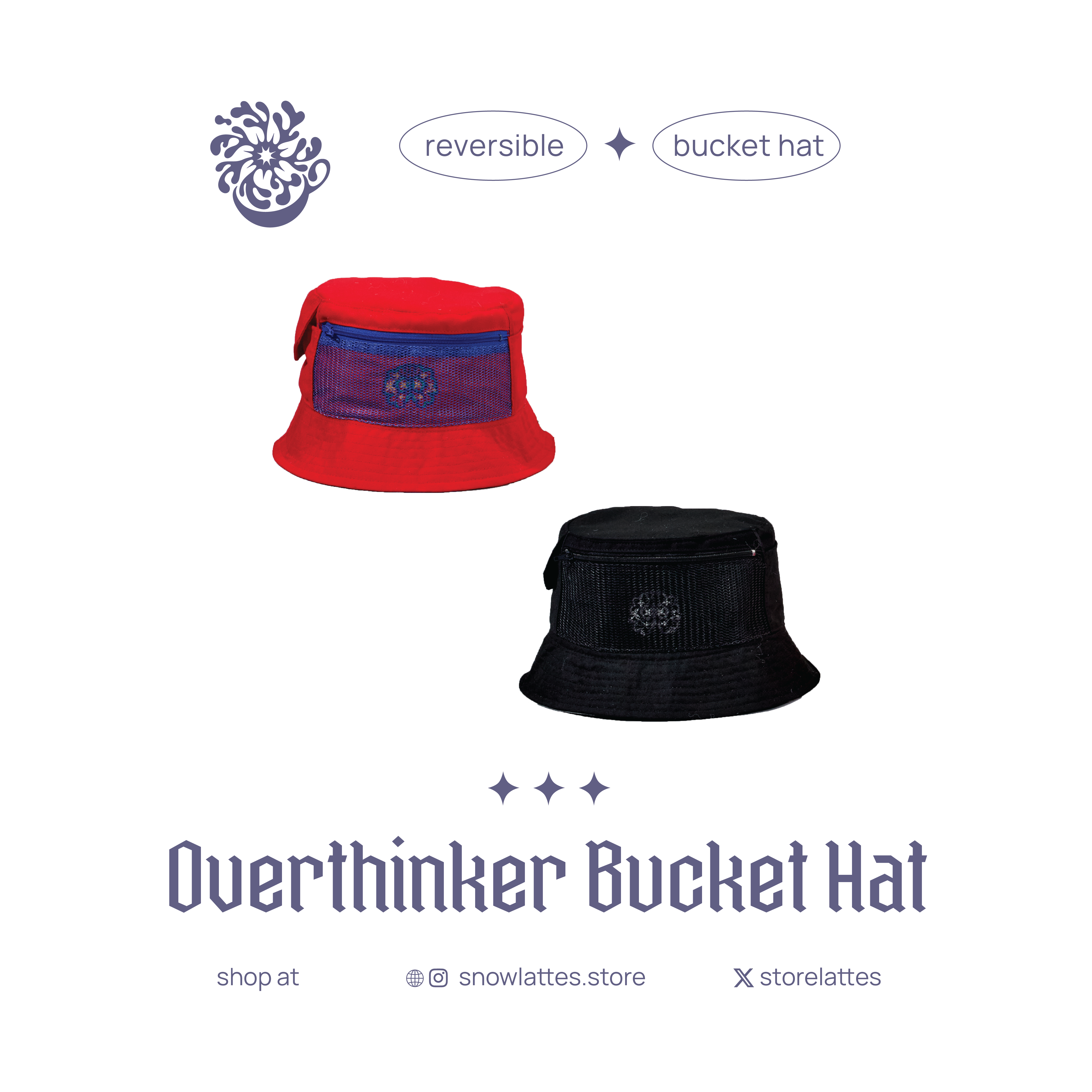 Overthinker Bucket Hat – SNOWLATTES