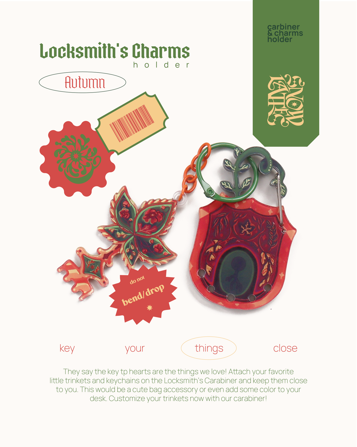 Locksmith Charms Holder