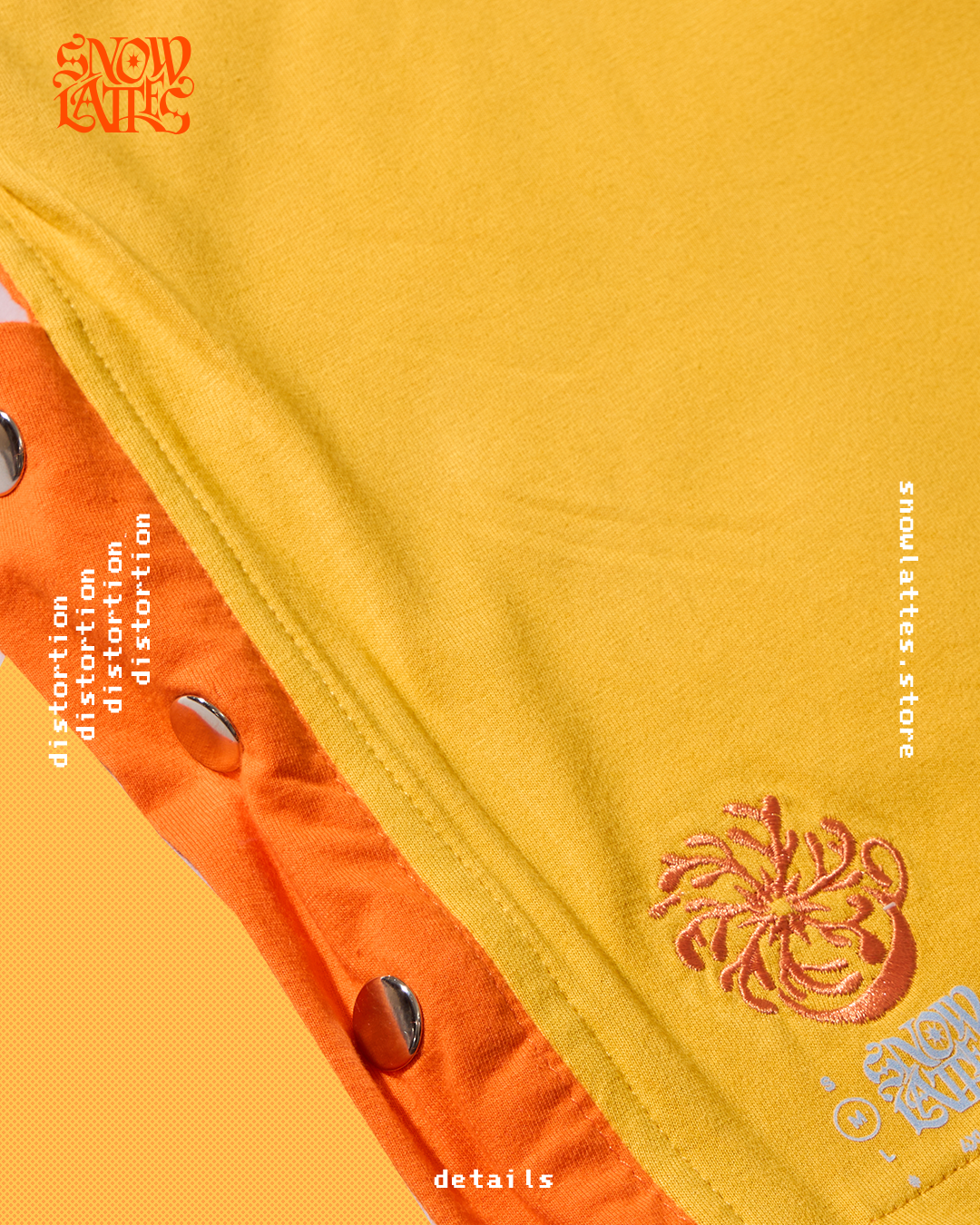 Citrus Blaze Sleeveless Hoodie