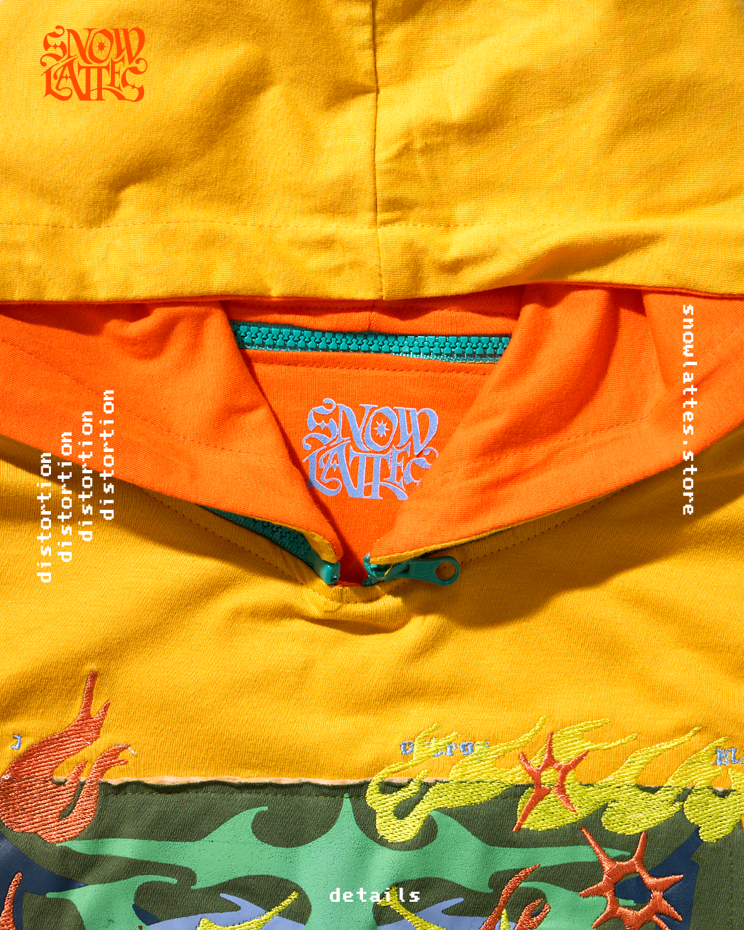 Citrus Blaze Sleeveless Hoodie – SNOWLATTES