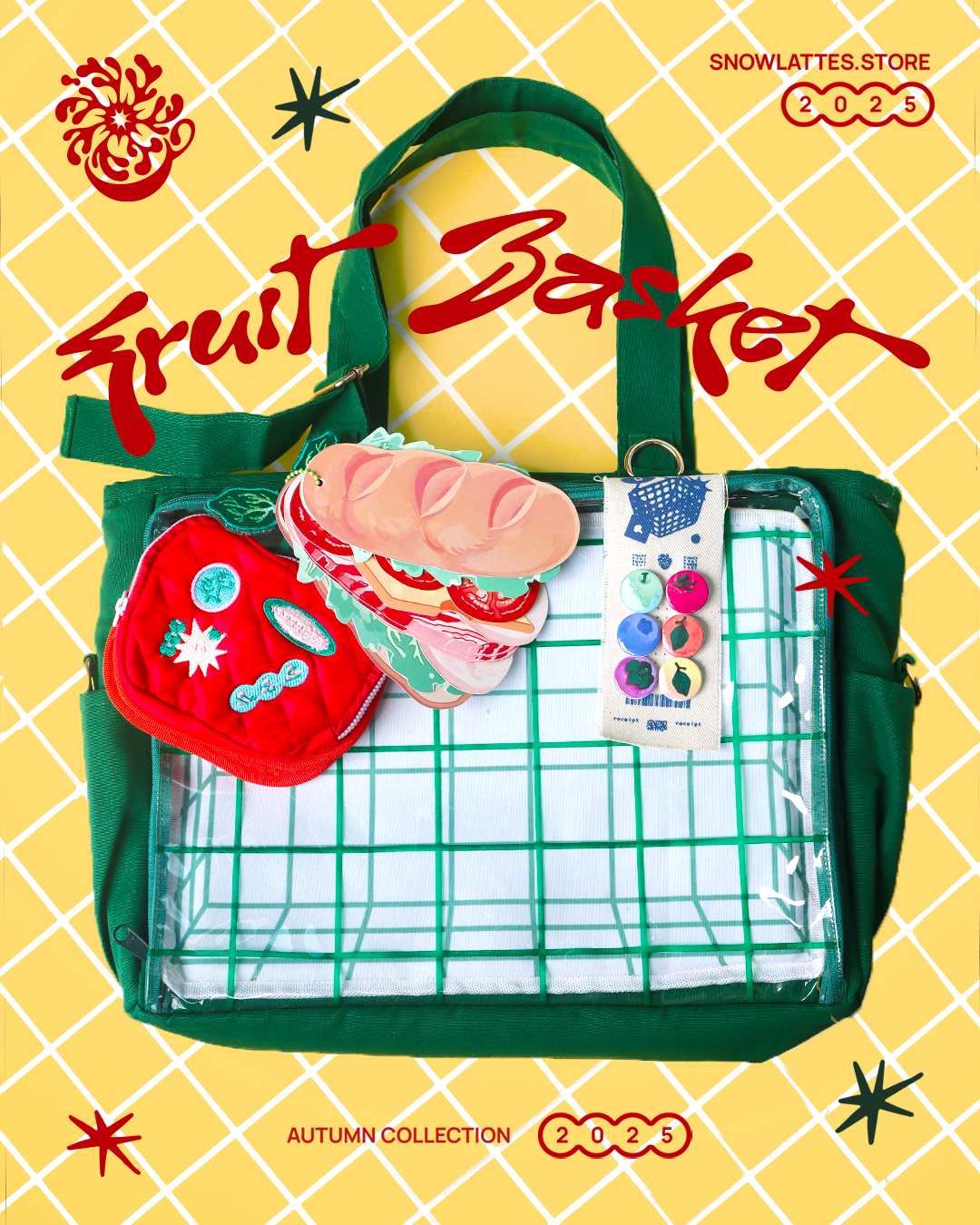 Fruits Basket Tote Bag