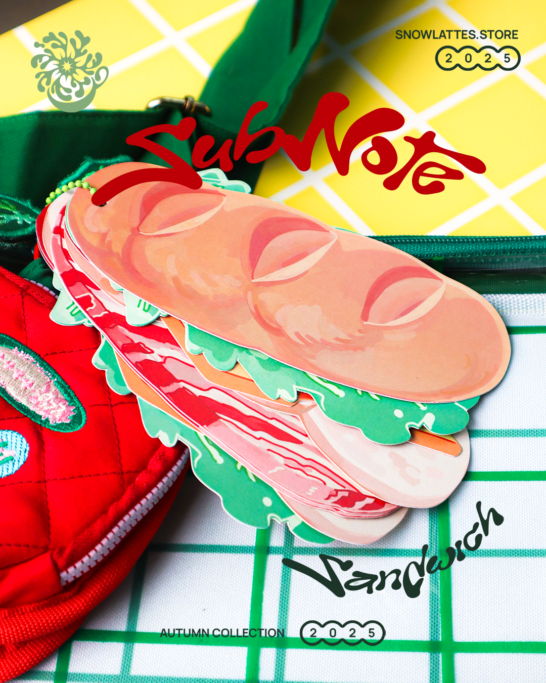 Subnotes Sandwich Memopad 🌯