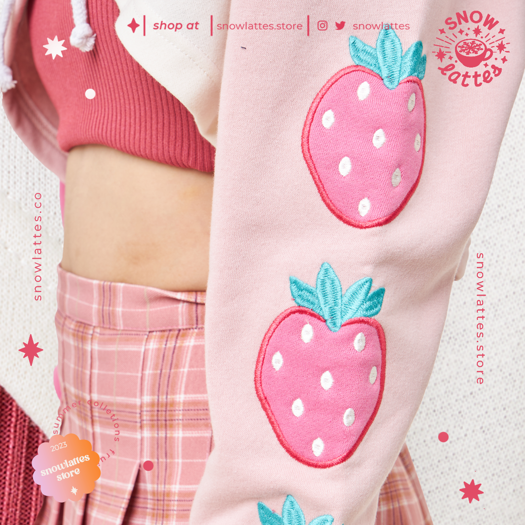 B-Grade Berry Bliss Cropped Hoodie