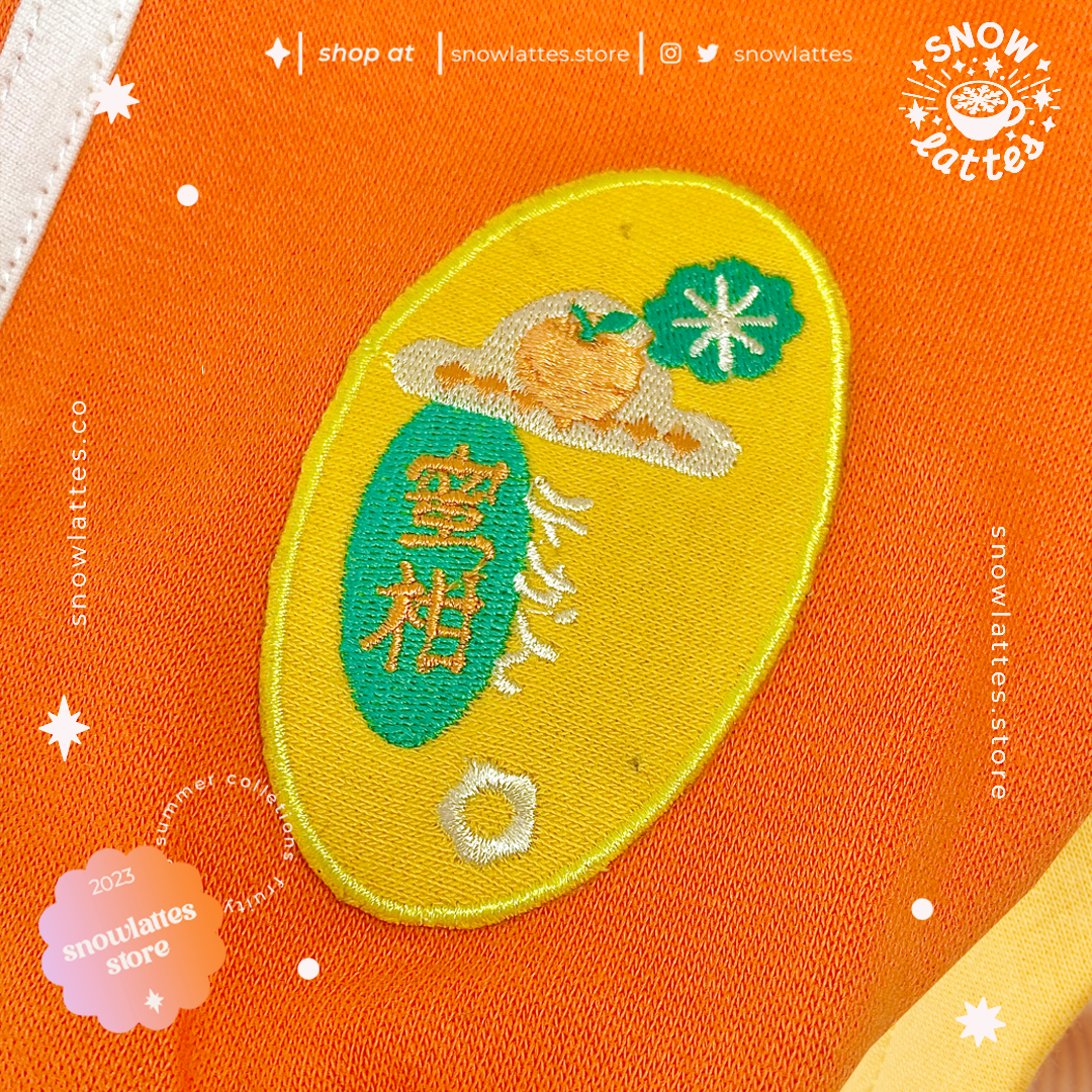 Citrus Delights Cropped Hoodie