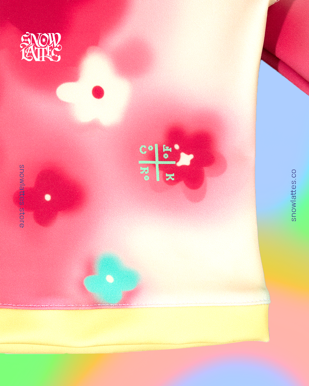 Blooming Heat Crop Tee