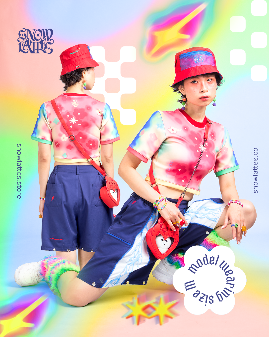 Blooming Heat Crop Tee