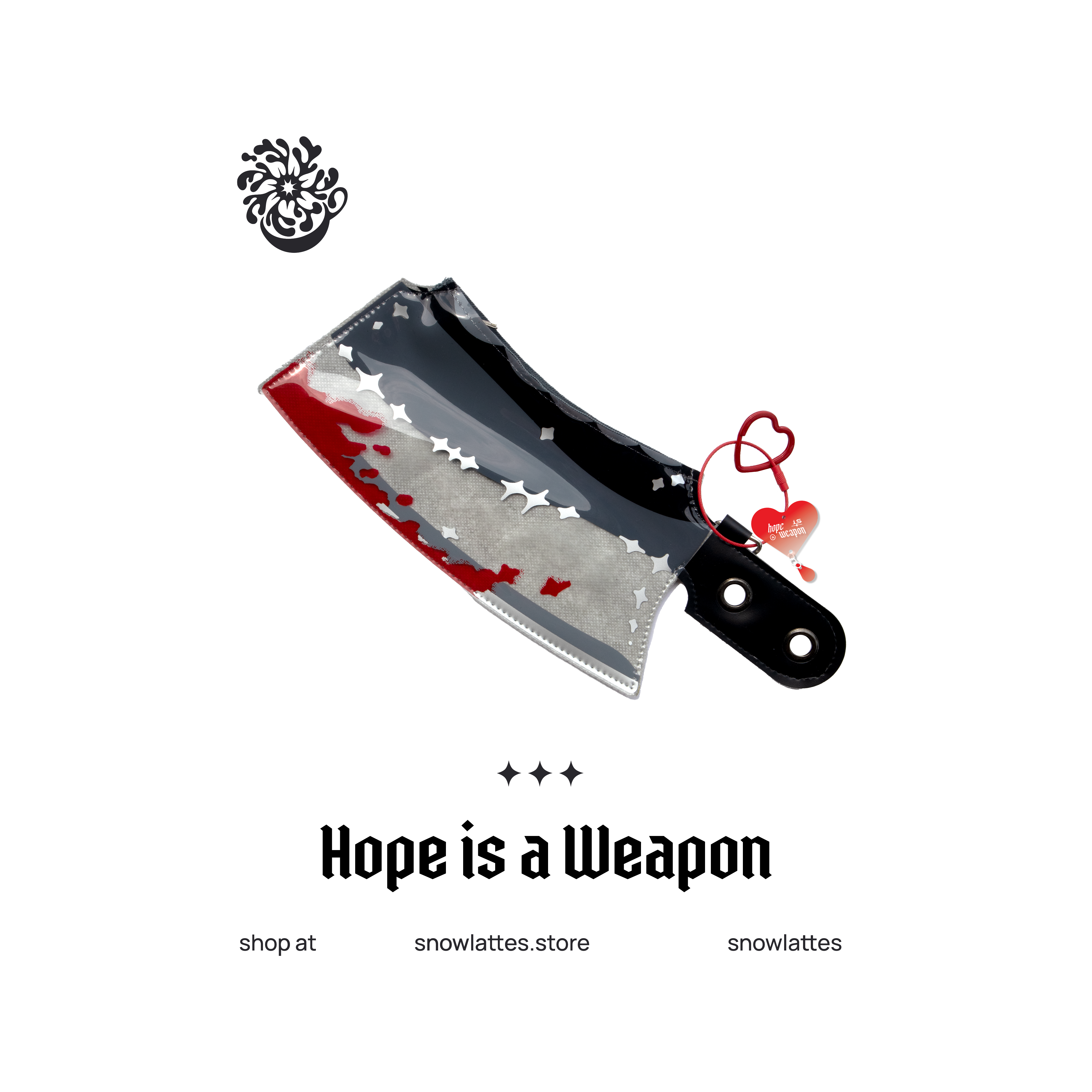 Hope is A Weapon – Cleaver Pouch – SNOWLATTES