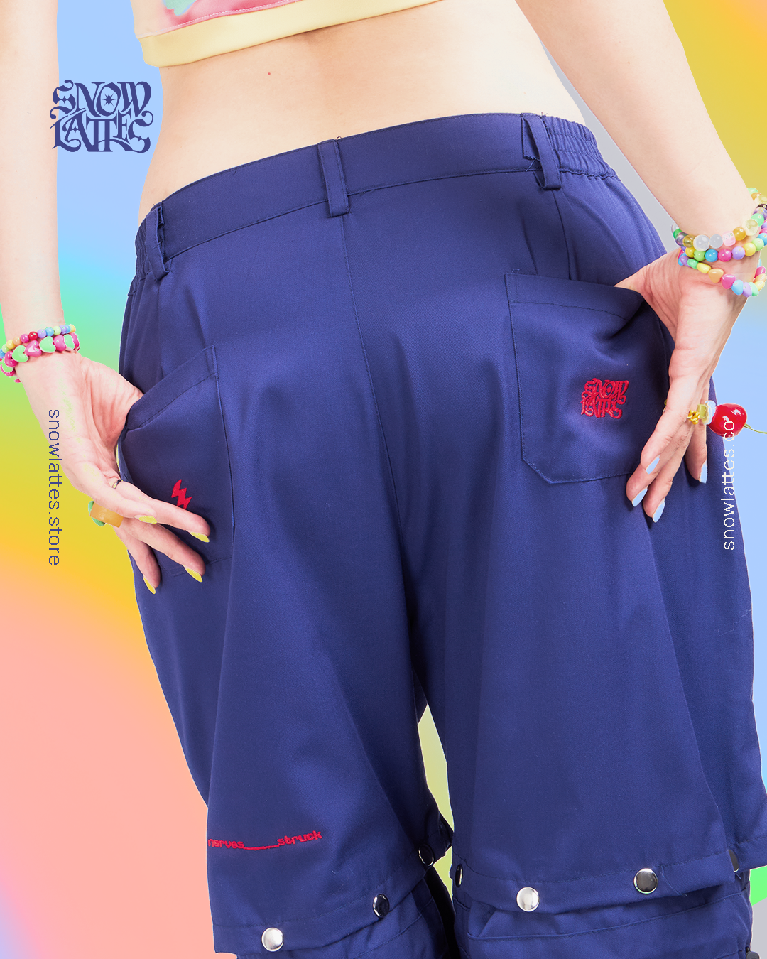 Nerve Struck Detachable Pants
